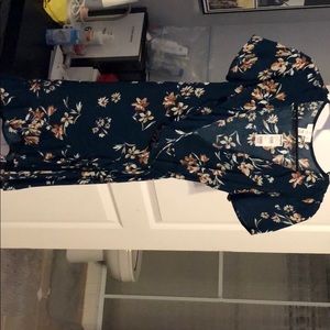 Floral Wrap Dress